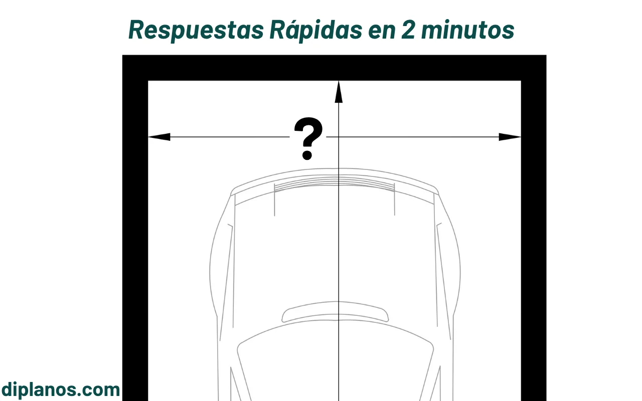 Ancho de una cochera para 1 auto - Imagen destacada